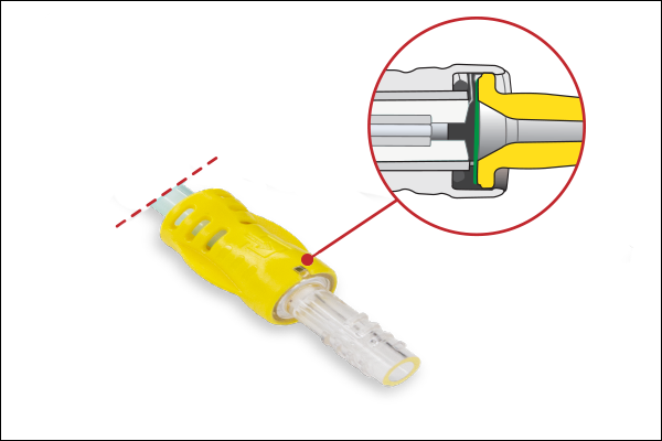 NomoLine-O - Close-up of hydrophobic bacterial filter